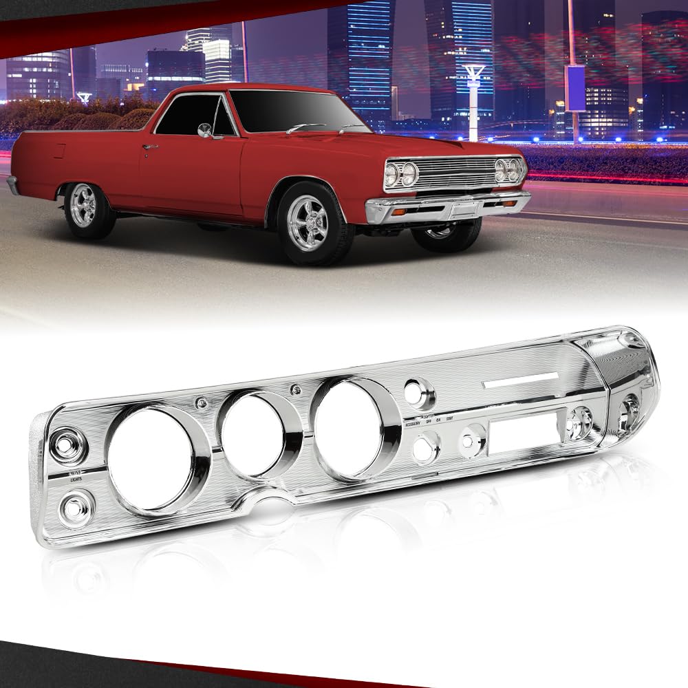 64 Chevrolet El Camino Chevelle ダッシュベゼル Amazon.com: CROSSDESIGN Dash Bezel Compatible with Chevy